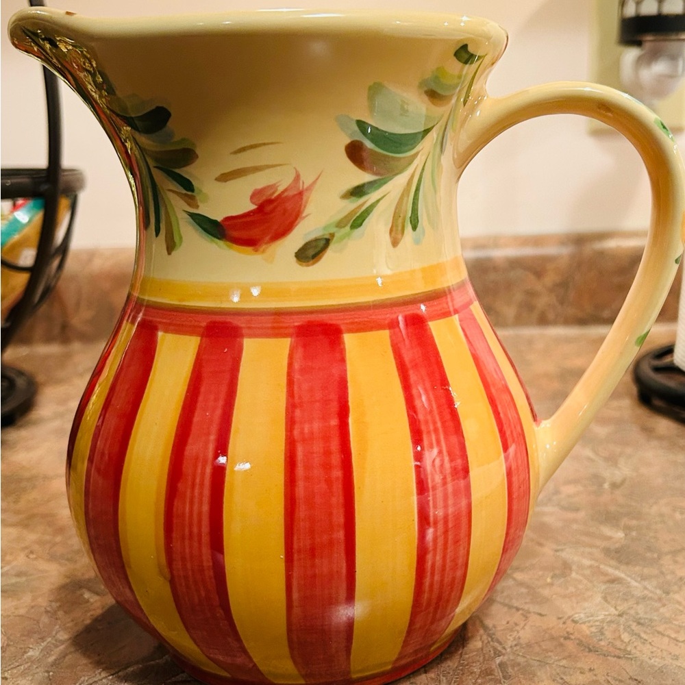 Gail Pittman Siena handmade pitcher from Southern Living at Home